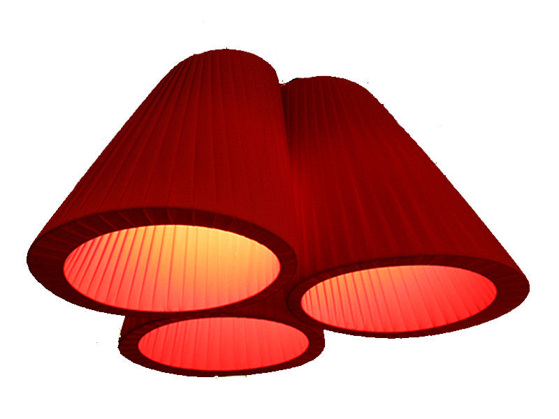 Ribbon Pleated Angular Cones