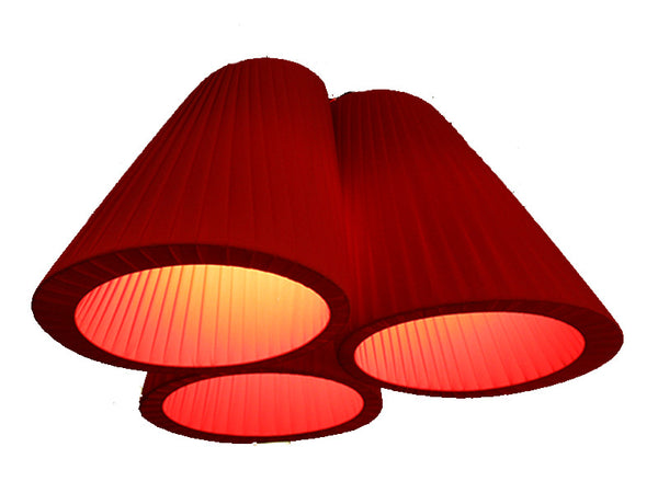 Ribbon Pleated Angular Cones